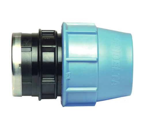 Unidelta Compression Fitting Adaptor 16mm x 3/4"F
