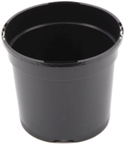 Aeroplas Pot Round Slotted 1lt - Black