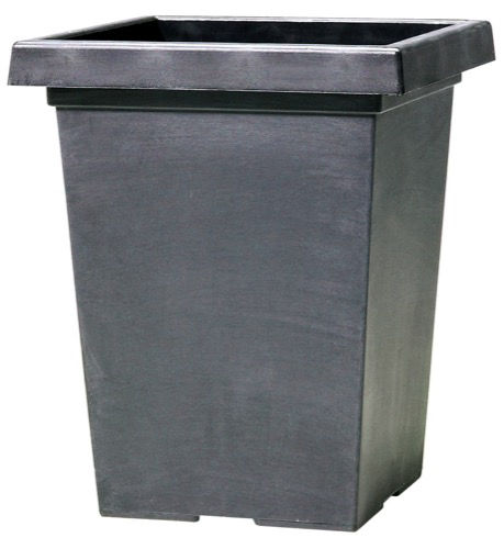 Tuscany Planter Tall Square 10.5" - Aged Black