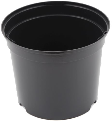 Aeroplas Pot Round Slotted 5lt - Black