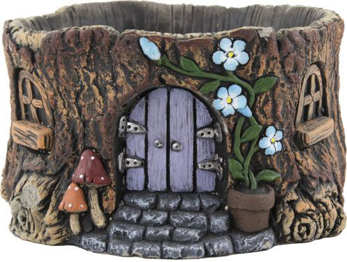 Cement Planter Fairy Door 23.5cm