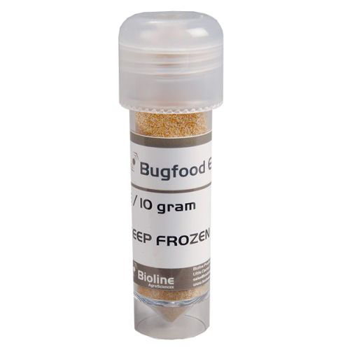 Bugfood E (Ephestia:Artemia Egg Mix) Vial of 10g