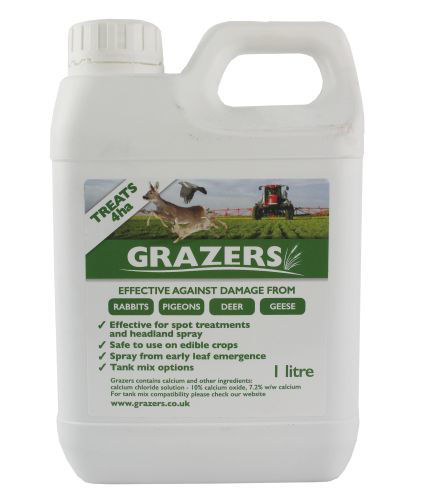 Grazers Pest Control G1 "4ha" for Rabbits, Pigeons, Deer & Geese 1lt