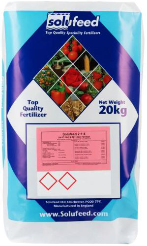 Solufeed 2-1-4 Fertiliser High Potash 20kg