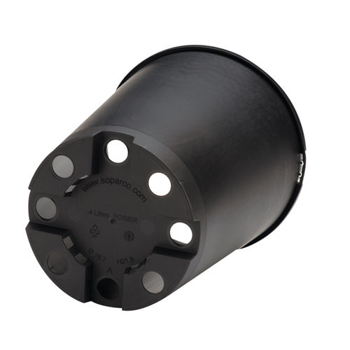 Soparco SH Container Round High Shape 2lt - Black
