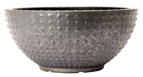 Hobnail Bowl 45cm - Faux Concrete