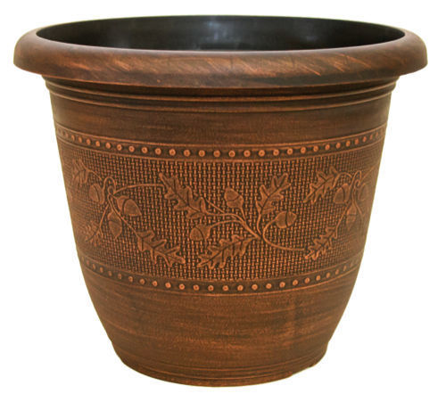 Acorn Planter 25cm - Warm Copper