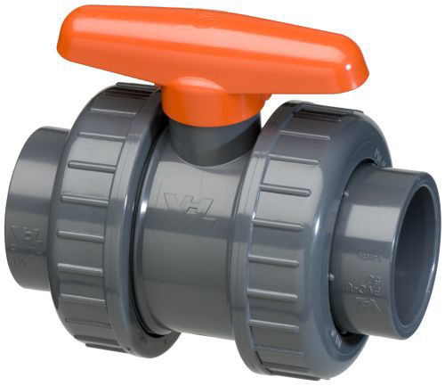 VDL PVC Ball Valve Double Union Plain 20mm