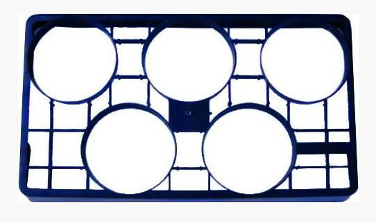 Mara Tray 5 Holes for Pots 17cm