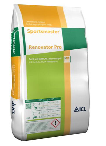 Sportsmaster Renovator Pro Turf Feed, Weed & Mosskiller 25kg