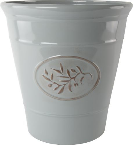 Olive Planter with Drainage 55cm - Grey 