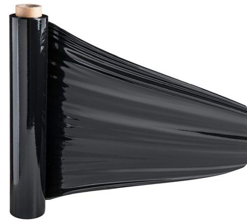 Stretch Film 500mm x 250m x 25mu - Black