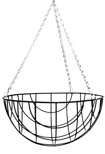 Wire Hanging Basket Round Bottom 12"